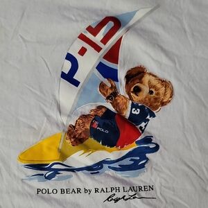 Ralph Lauren Polo Bear Sailing Tee - White, Blue, Red, Yellow